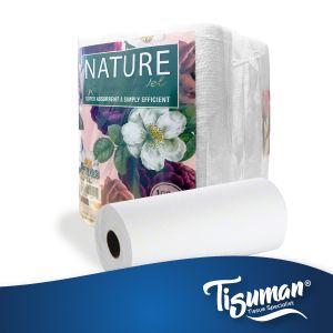 Kitchen Towel/Nature/Gulungan Dapur/Kitchen Roll/Tuala Dapur/Tissue/1 Ply (4 Rolls)